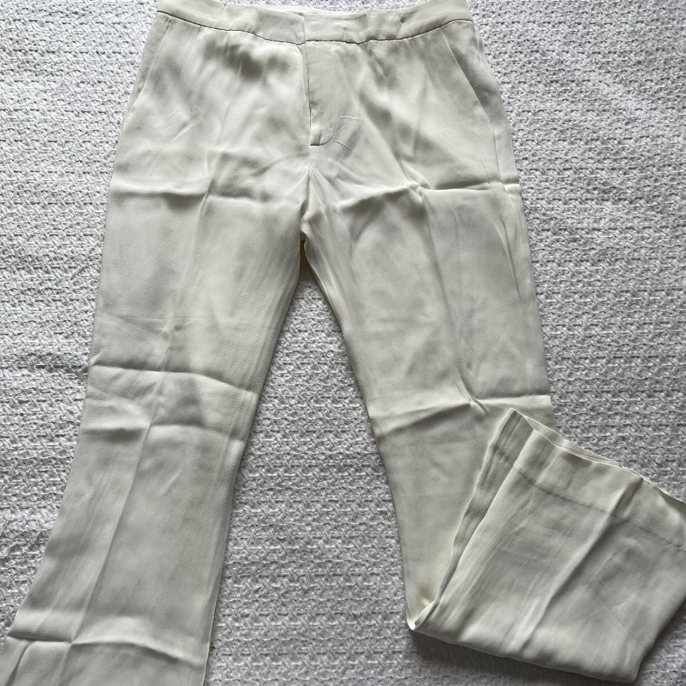 BB Dakota Cream Flared Pant - Size 8